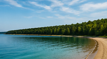 Lake Leelanau shoreline